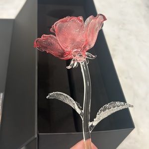 NEW Waterford Crystal FLEUROLOGY Long Stem Rose #40007308 14.5"